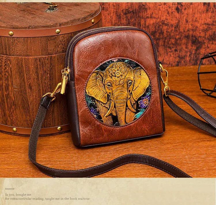 Borsa a tracolla con tracolla singola, con texture in rilievo di peonia, nuova borsa casual da pendolare in stile cinese_voghion.com