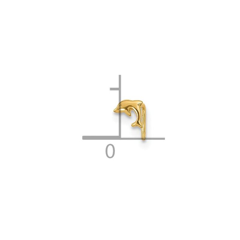 14k 23 Gauge Dolphin Nose Ring_voghion.com