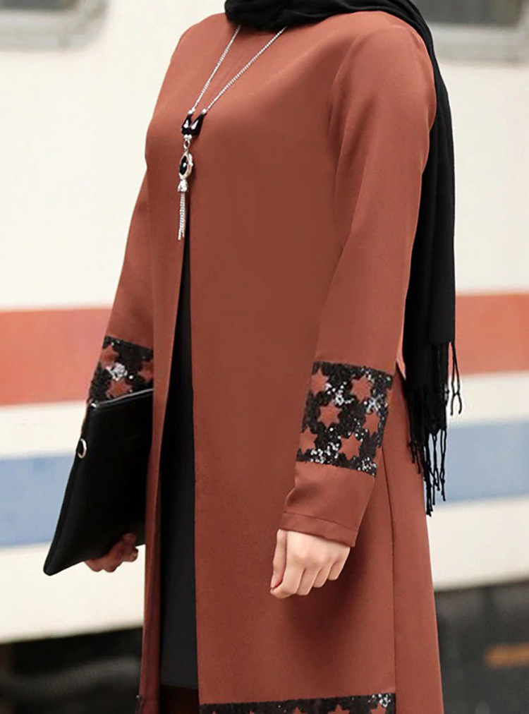 Naisteriided Araabia Naiste Lähis-Ida Uus komplekt Dubai Abaya Kaheosalised moslemirõivad Kagu-Aasia riietus_voghion.com