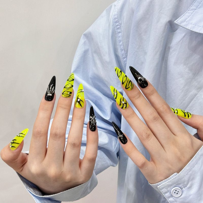 Grožis ir sveikata Rankų darbo nagai Ins Style Nagų dailė Nagų lipdukai Nagai Nagų dailė Nagų dailė_voghion.com