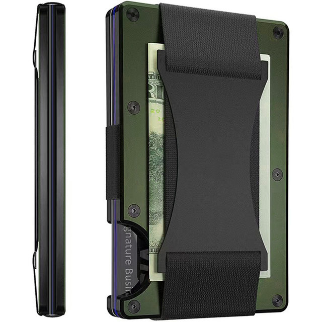 Card Holder Aluminium Case And Money Anti Theft RFID Designer Luxury For Men Porta Credencial Tarjetero Wallet Male Slim Case_voghion.com