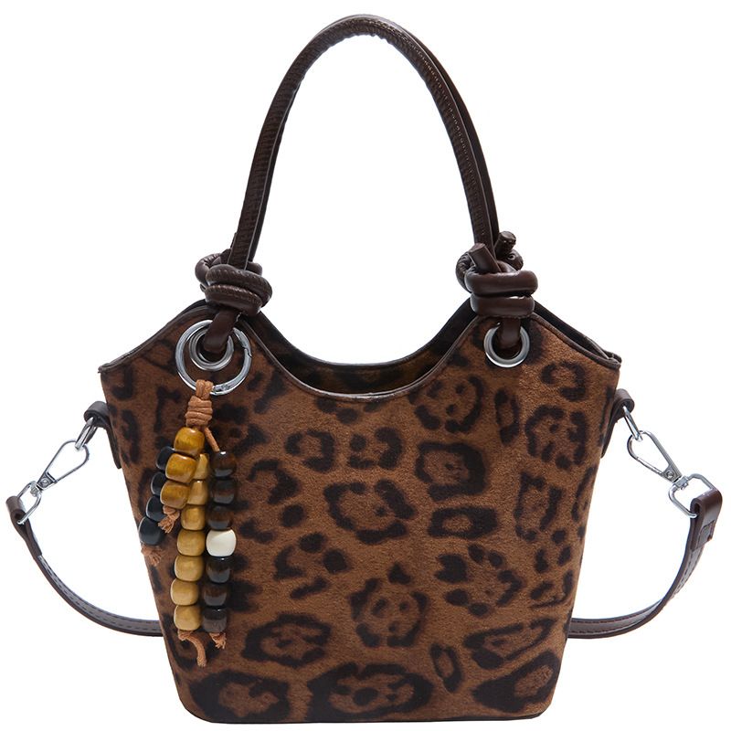 Borsa a tracolla piccola alla moda versatile autunno inverno 2025, super popolare, con stampa leopardata per le donne_voghion.com