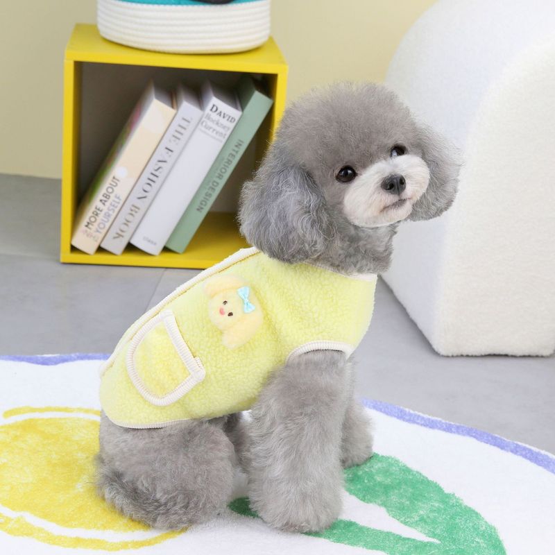 Autunno/Inverno Cane Teddy Gatto Animale Domestico Inverno Nuovo 23 Cartone Animato Coniglio Vestiti di Velluto_voghion.com