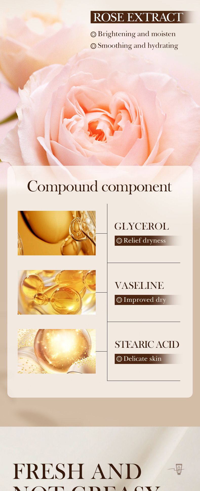 SADOER Camellia Hydrating And Softening Hand Cream 30g Anti-drying Hand Cream, Rose Fragrance, Hydrating Fragrance, Smooth Fragrance,_voghion.com