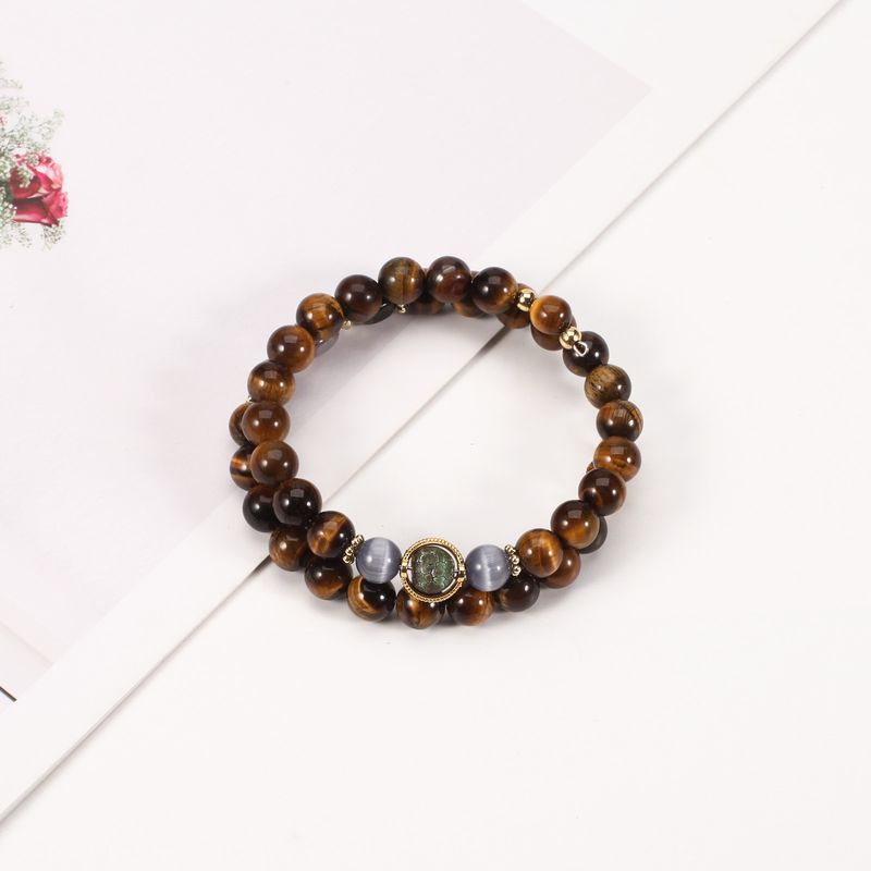 Rosário muçulmano Tasbiha original estilo étnico especial 8 cm pulseira de ágata natural_voghion.com