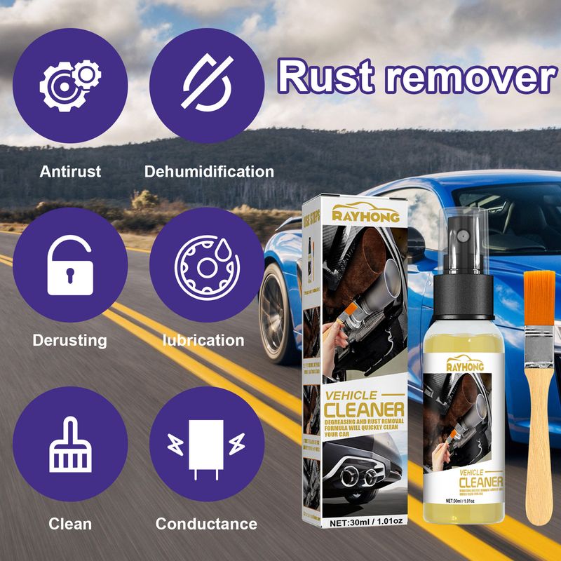 Rayhong Rust Remover For Cars, Lubricating Metal Steel Multi-Functional Wheel Screws Rust Proof Cleaning And Brightening Spray_voghion.com