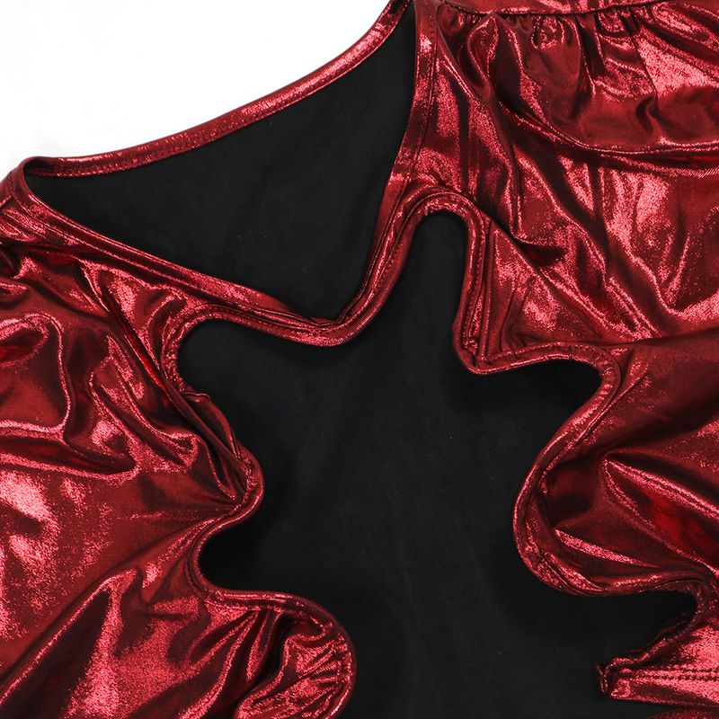 Sexy ärmelloses Crop-Top mit Maxirock-Set – elegantes monochromes zweiteiliges Outfit für Damen_voghion.com