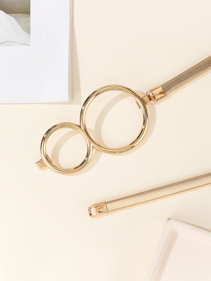 Fém rugós derékpánt nőknek koreai változatban, divatos és sokoldalú ruha, ing, pulóver, rugalmas lánc,_voghion.com