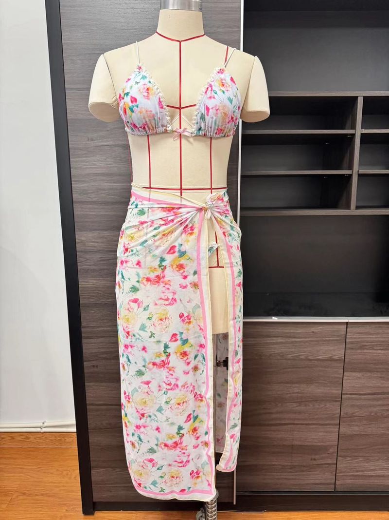 2024 New Beach Chiffon Headscarf Swimsuit Matching Multi-color 90*90 Square Scarf_voghion.com