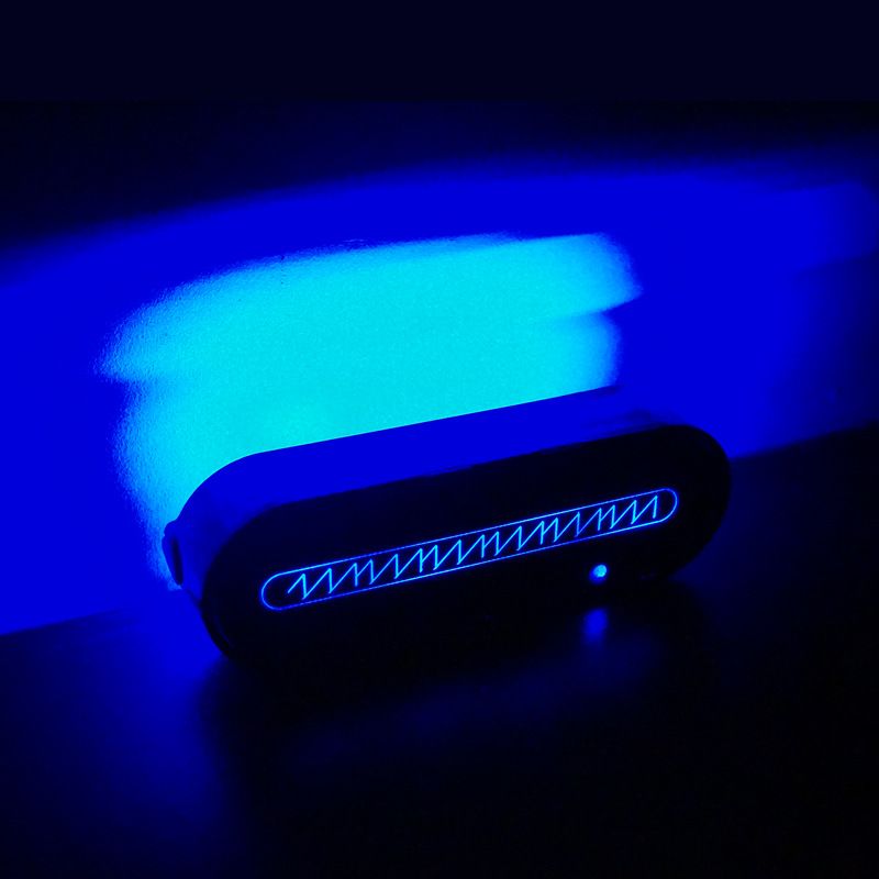 LED automobilio aromaterapijos ventiliacijos angos aplinkos apšvietimas, septynių spalvų vienspalvis raštas, kurį galima keisti, įmontuotas akumuliatoriaus įkrovimas,_voghion.com