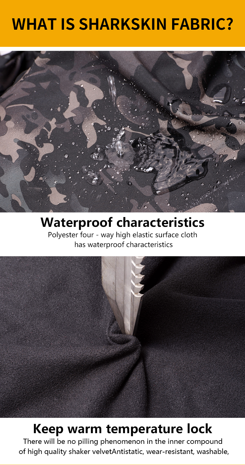 Kurtka wojskowa Soft Shell Training Mundur bojowy Safari Męskie taktyczne kurtki wiatroszczelne + spodnie Outdoor Fleece Army_voghion.com