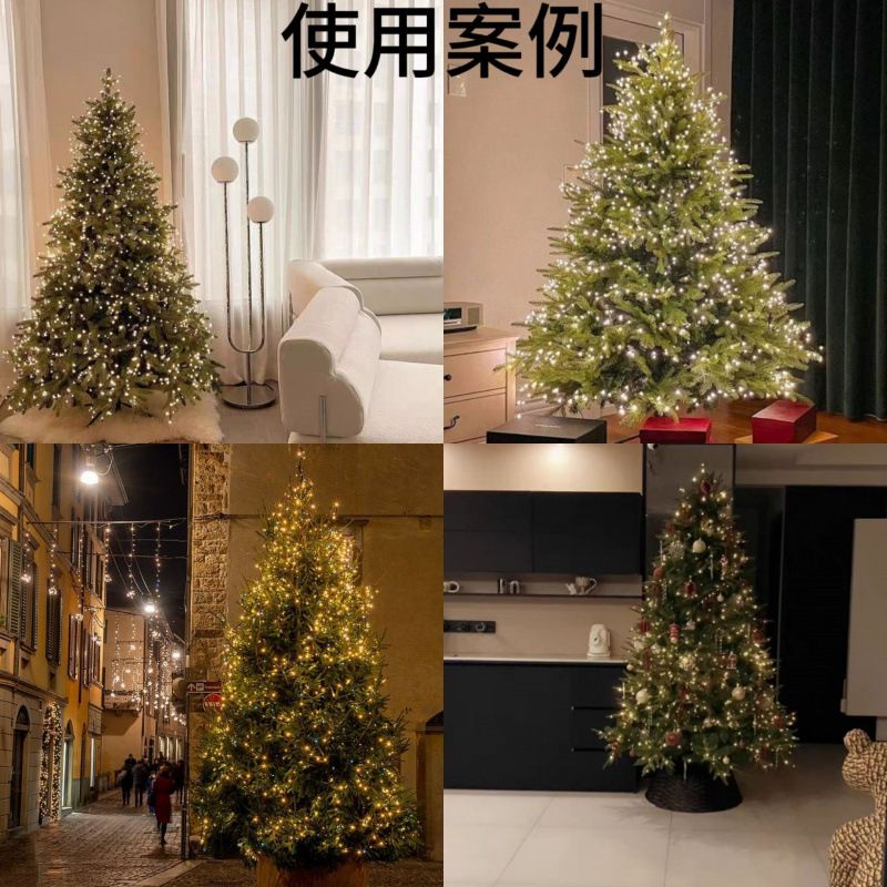 Cross-Border LED Copper Wire Remote Control Decorative String Christmas Decoration Atmosphere Colorful Lights Starry Sky_voghion.com