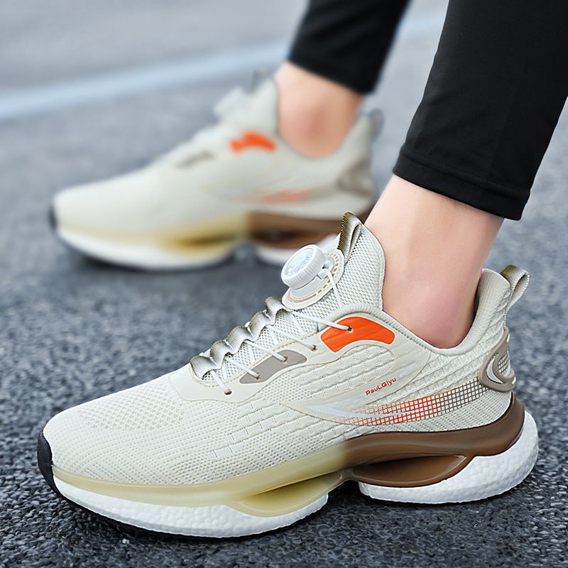 2025 Nuovo Sport Rotante Pulsante Running Ultra Leggero Ammortizzante Mesh Traspirante Scarpe da Uomo Trasmissione in Diretta_voghion.com