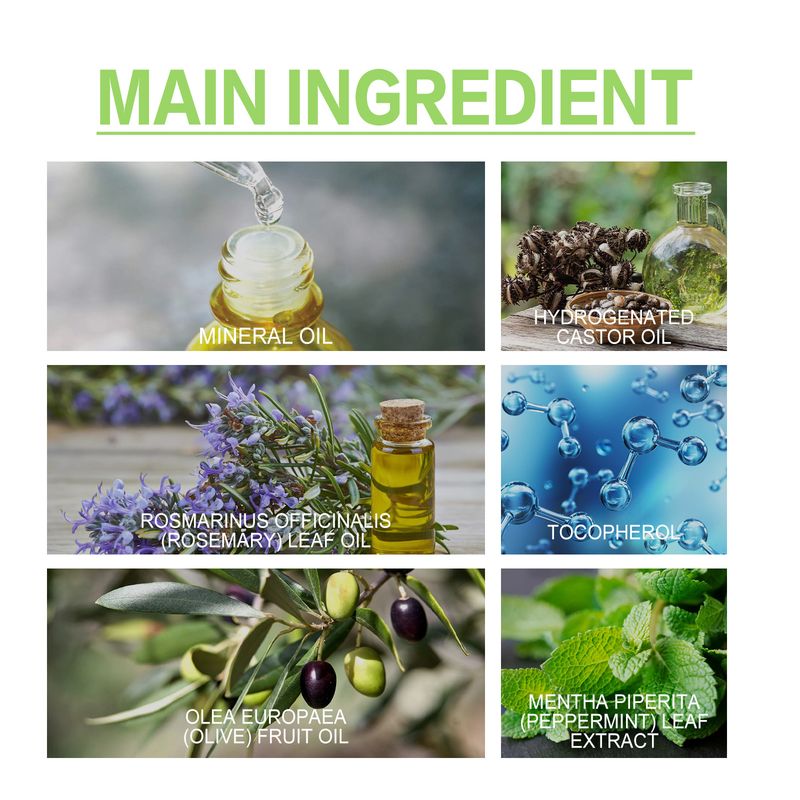EELHOE Rosmarin, Anti-Frizz, langanhaltende Glätte, duftende Reparatur, für dauergewelltes und gefärbtes Haar, Pflege, ätherisches Öl_voghion.com