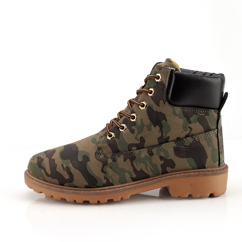 Mens Hiking Anti-skid Winter Shoes Lace Up Casual Outdoor Durable Workout Boots_voghion.com