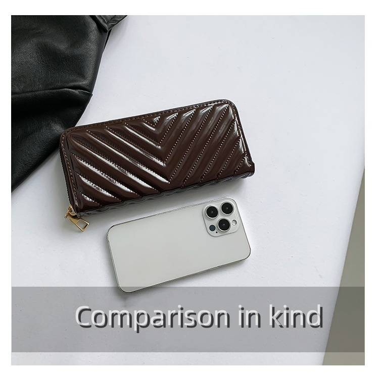 Mode beliebte diamant gitter helle gesicht halten kleine quadratische tasche frauen hohe set große kapazität frauen geldbörse karte tasche licht luxus_voghion.com
