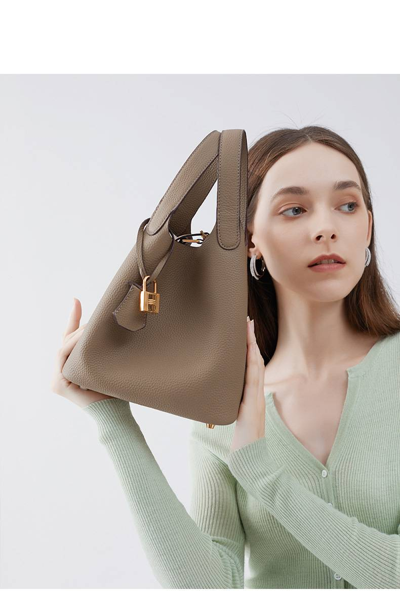 Vintažas stila sieviešu soma - unikāla retro īstas ādas rokassoma, stilīga iepirkumu soma ikdienas lietošanai_voghion.com