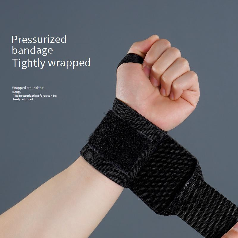 Pro-Grade Powerlifting Wrist Wraps For Men - Heavy Duty Support For Deadlifts, Bench Press & Weightlifting (Black, M/L Size, Pair) – Anti-Slip_voghion.com