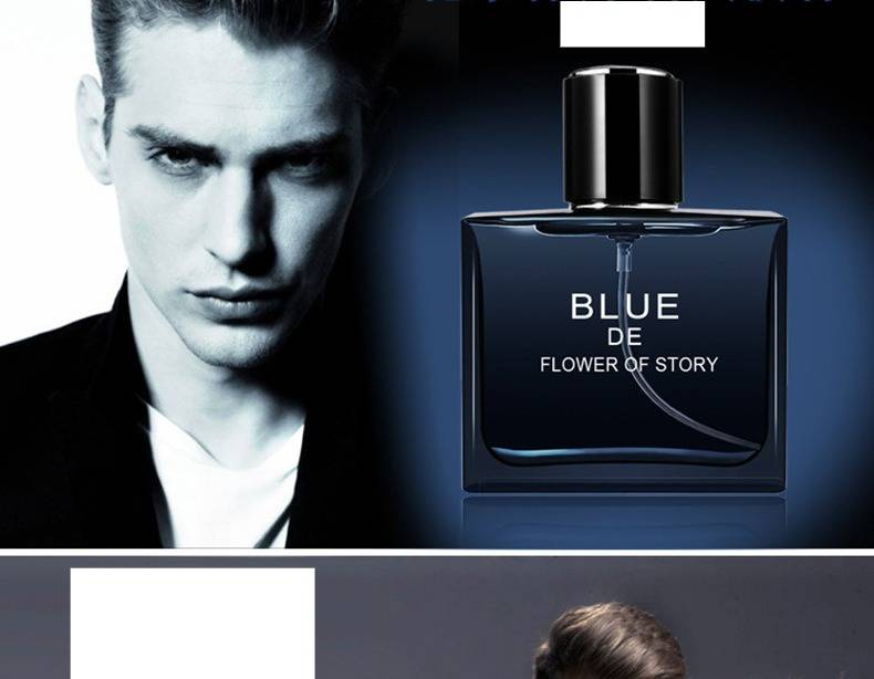 Parfum léger de niche Fougère longue durée pour homme Azure Blue 50 ml pour lieu de travail, boîte de nuit, Sea King, parfum charmant pour femme_voghion.com