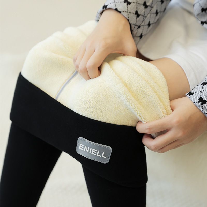 Fleece-Lined High Waist Leggings – Ultra-Warm Winter Pants For Women (M-2XL, Black/Gray/Oatmeal)_voghion.com