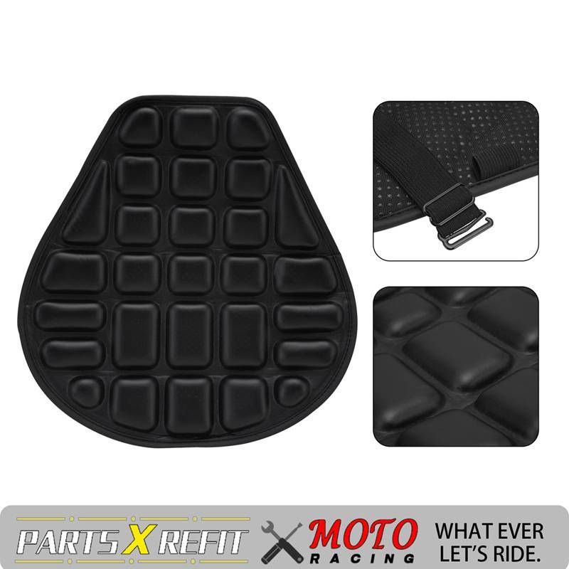 Universal Motorcycle Seat Air Cushion Pad - Comfort Upgrade For Off-Road & Adventure Bikes, Non-Slip & Breathable Design, Fits Most Models_voghion.com
