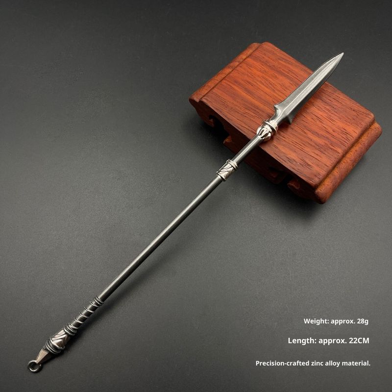 Exquisite Three Kingdoms Five Tiger Generals Metal Art Collection - Guan Yu, Zhang Fei, Huang Zhong, Ma Chao, Zhao Yun Weapon Replicas_voghion.com