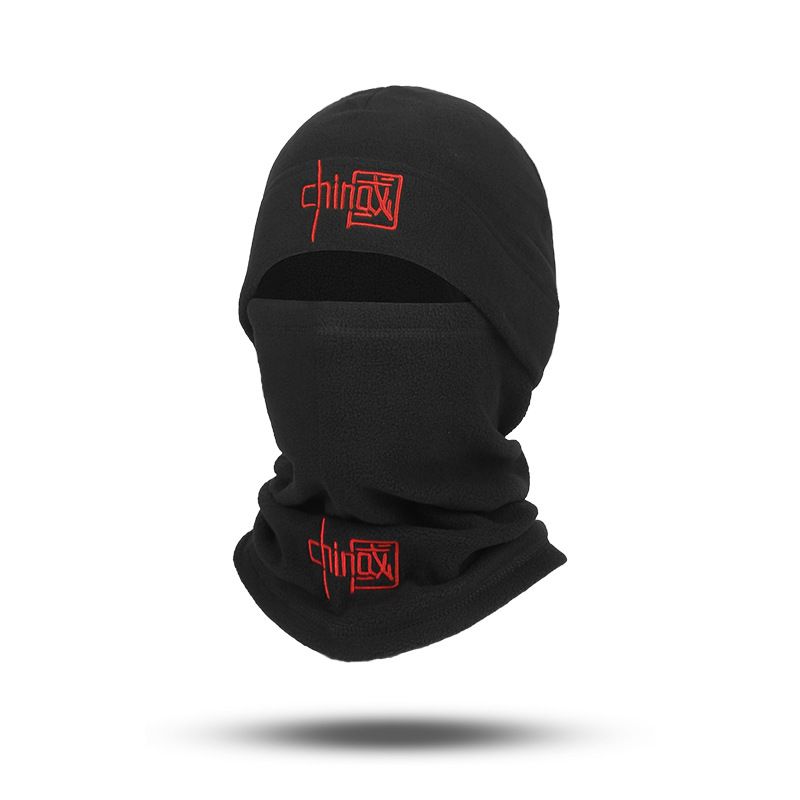 Winter Bandit Kopfbedeckung Outdoor Winddichte Maske Warme Kopfbedeckung Beliebte Einloch-Strickmütze zum Radfahren gegen Frost_voghion.com