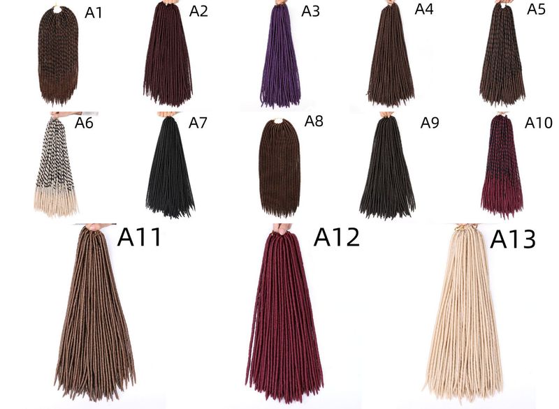 Håndgnidet kemisk fiber, skarp hale, tøndekurve, hæklet hårextensions, beskidte fletninger, parykker_voghion.com