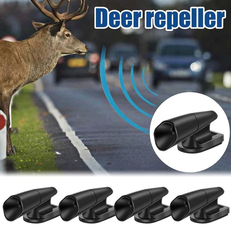 ABS Ultrassônico Animal Alarme Anticolisão Repelente Para Condução Segura Apitos Equipamento de Alerta Carro Vento Veado Condução L0A3_voghion.com