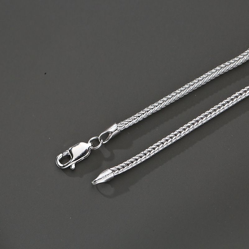 Thick Foxtail Men's Bracelet Personality Trend Hip Hop Style Bracelet Simple Domineering Chopin Round Snake Bone Men's Bracelet_voghion.com