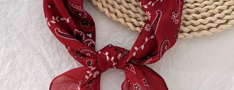 Frühling und Sommer neues atmungsaktives weiches Baumwollleinen kleines Quadrat für die Reise von Frauen vielseitiges Seidenkopftuch,_voghion.com