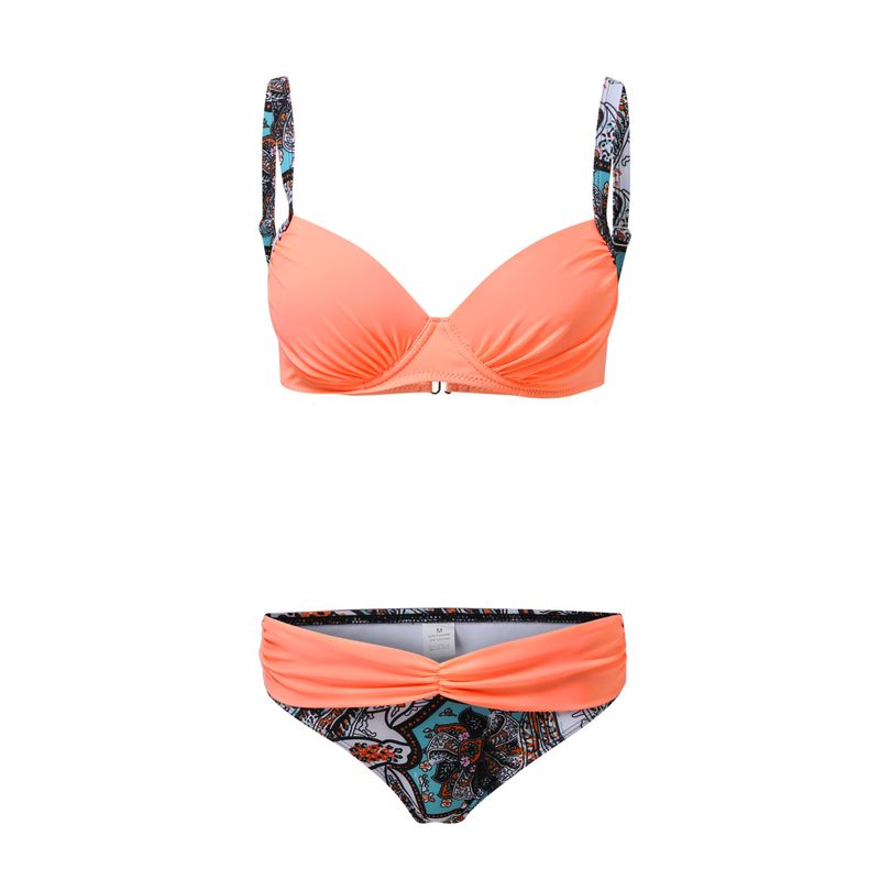 Costum de baie sexy cu armătură și talie înaltă, pentru femei, transfrontaliere europene și americane_voghion.com