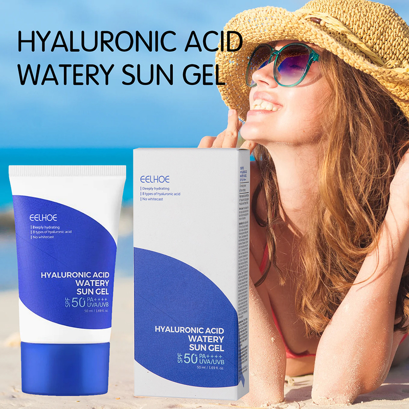 Eredeti 50 ml-es arcra való naptej Ultra SPF50+ testre való naptej Fényesedés elleni láthatatlan folyékony naptej_voghion.com
