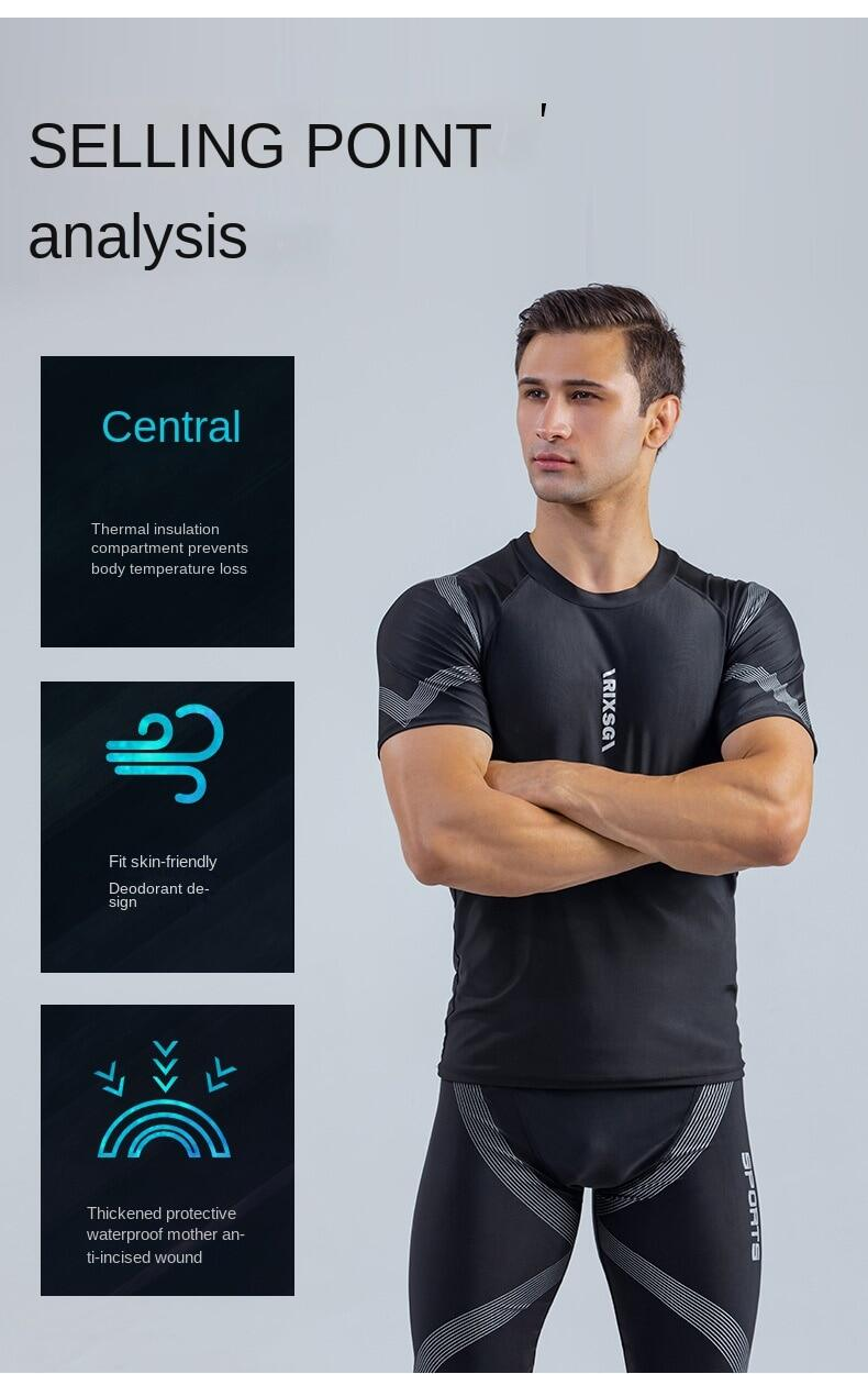 Maillot de bain pour homme Short Maillot de bain professionnel Angle plat Séchage rapide Tissu de natation_voghion.com