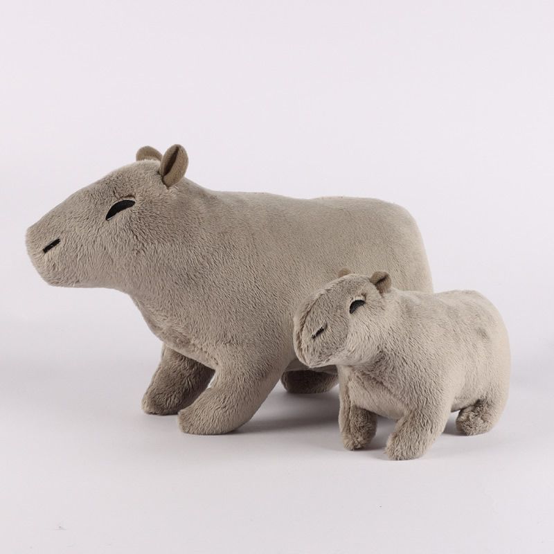 18/30cm Capybara Rodent Plush Toy Cartoon Animal Hydrochoerus Hydrochaeris Plush Doll Soft Toy Christmas Gift Toys For Children_voghion.com
