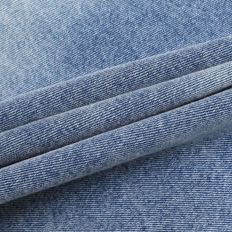 Herrenbekleidung Washed Old Denim Kurzarmjacke Weite Beinhose Anzug Herren Loose Summer Ins Denim Anzug_voghion.com