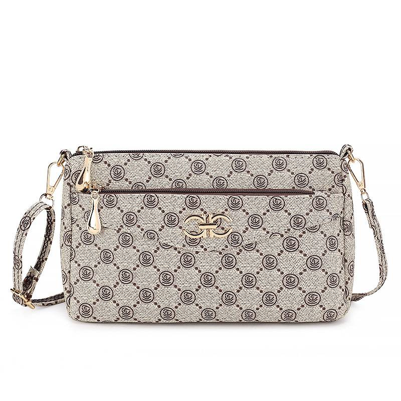 Borsa di design da donna di nuova tendenza borsa da donna Moda signora di mezza età madre confezione a tracolla per cellulare piccola borsa quadrata_voghion.com