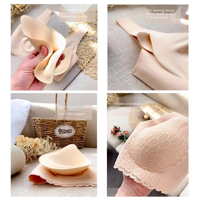 CRAZYLIFE Meistverkaufte BHs Übergröße Nahtloser BH Sexy Bügelloses Top Dessous Atmungsaktive Damen Tiefer rückenfreier Body Sexy BH_voghion.com