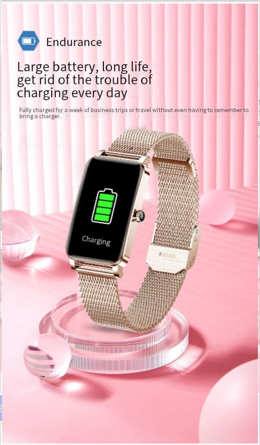 Smart Wristbands ladies Smart Bracelet Watch heart rate physiological period reminder multi-sport mode dial download_voghion.com