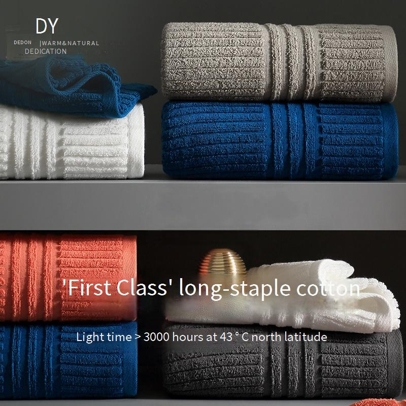 Serviette de bain 100 % coton épais, très absorbante et à séchage rapide, super douce_voghion.com