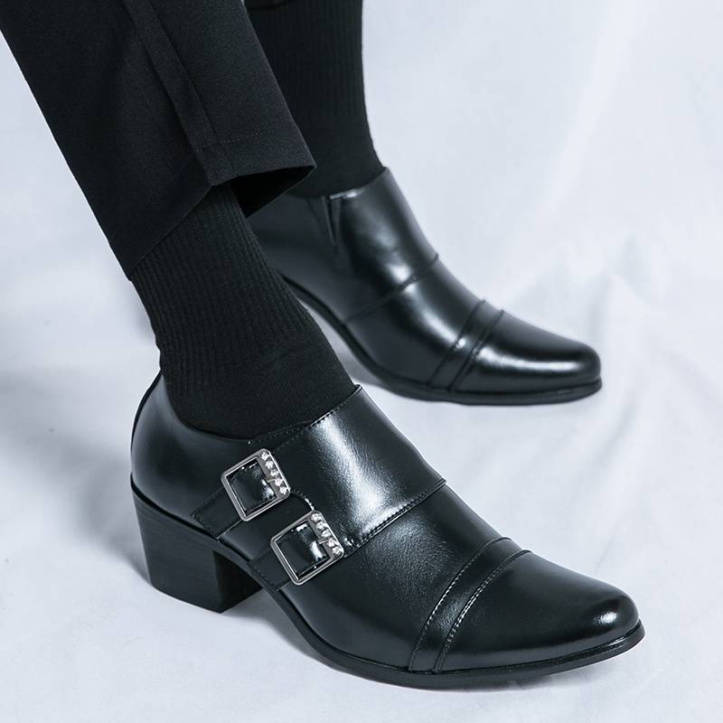 Herren Lederschuhe Größe Spitz Leder Freizeitschuhe Schuhe Mode Business Herren Hochzeit Zehe Bequeme Server Schuhe_voghion.com