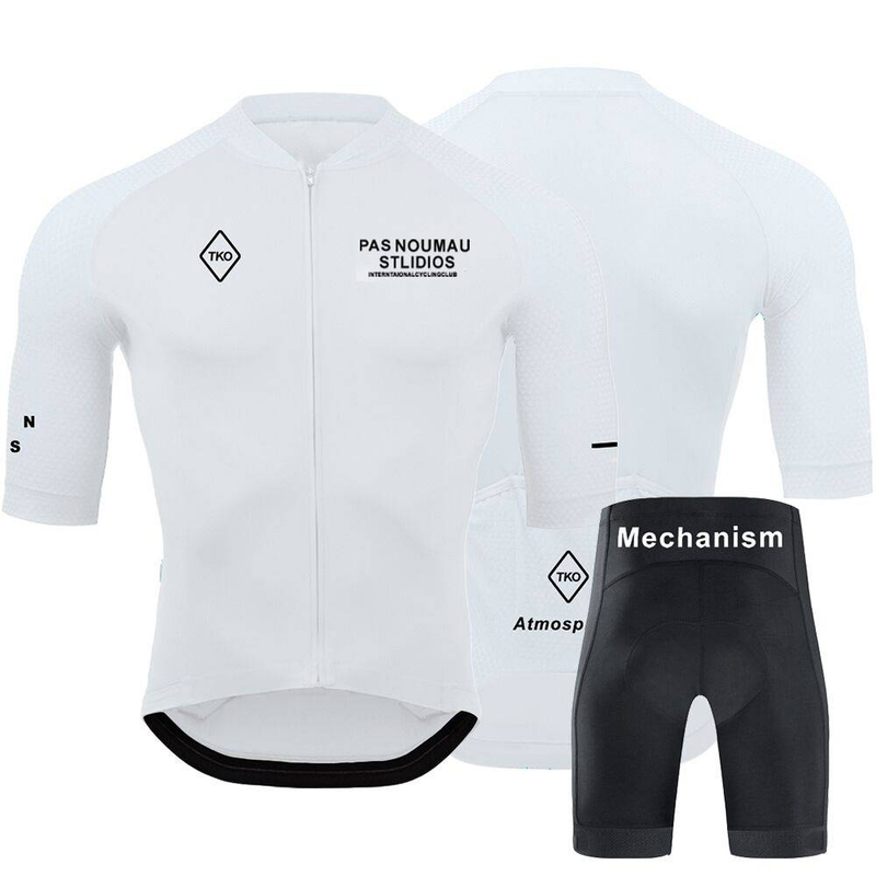 Vêtements pour hommes, cuissards à bretelles pour hommes et femmes, combinaison de cyclisme à manches courtes, maillot de cyclisme sur route en soie de lait_voghion.com