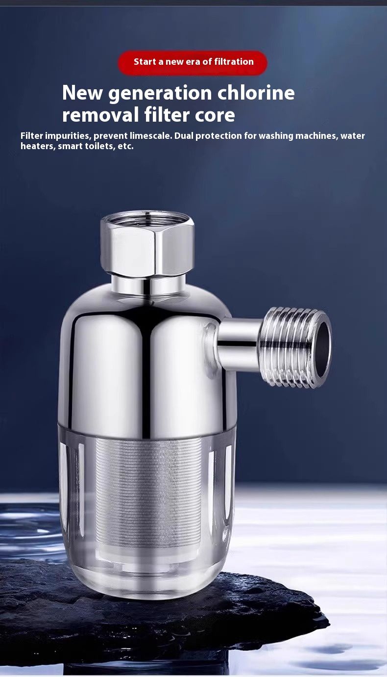 Universal Inline Water Filter – Sediment & Scale Prevention For Heaters, Washing Machines & Faucets (Stainless Steel Mesh, Multi-Size Connectors)_voghion.com