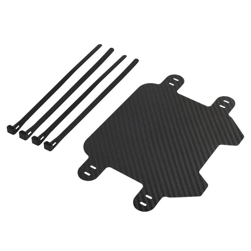 Placa frontal de fibra de carbono para personalizar bicicletas eléctricas todoterreno: ligera y duradera (22,3 x 15 x 1 cm)_voghion.com