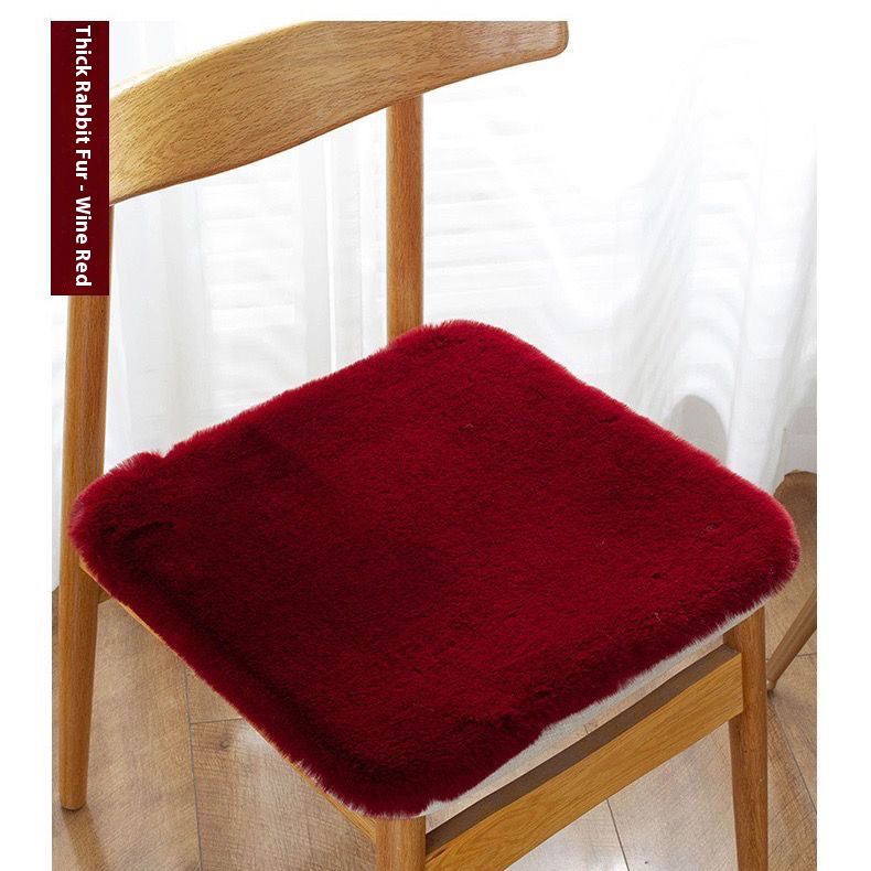 Cuscino per sedia in poliestere di alta qualità - Cuscino per sedia ultra morbido e spesso per ufficio, casa e aula, vestibilità universale (45x45 cm, vari colori)_voghion.com