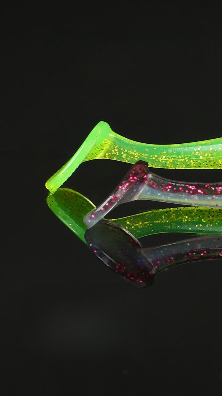 BEARKING Bass Fisherman Fishy Smell Fish Lure Saltwater T-tail Soft Worm Lead Head Hook Bait_voghion.com