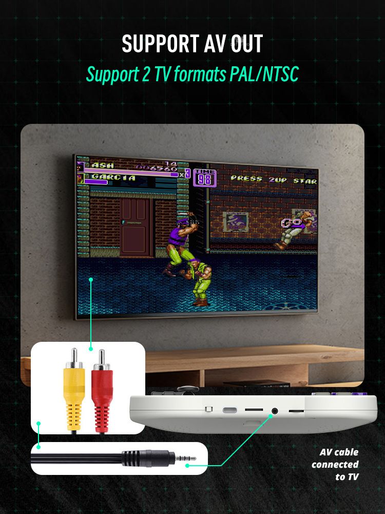 Nowa konsola do gier SF2000 klasyczna GBA arcade przenośna podwójna mini konsola ręczna_voghion.com