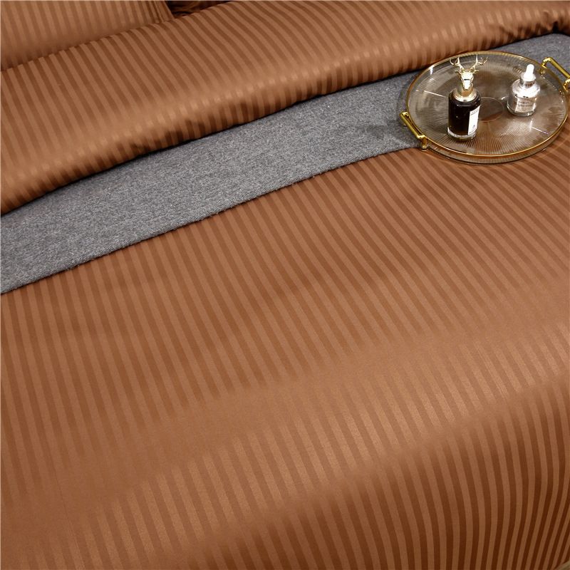 Jacquard-Satin-Bettbezug-Set, luxuriöse 3-teilige Bettwäsche, Kissenbezüge inklusive, knitterfrei, weich_voghion.com