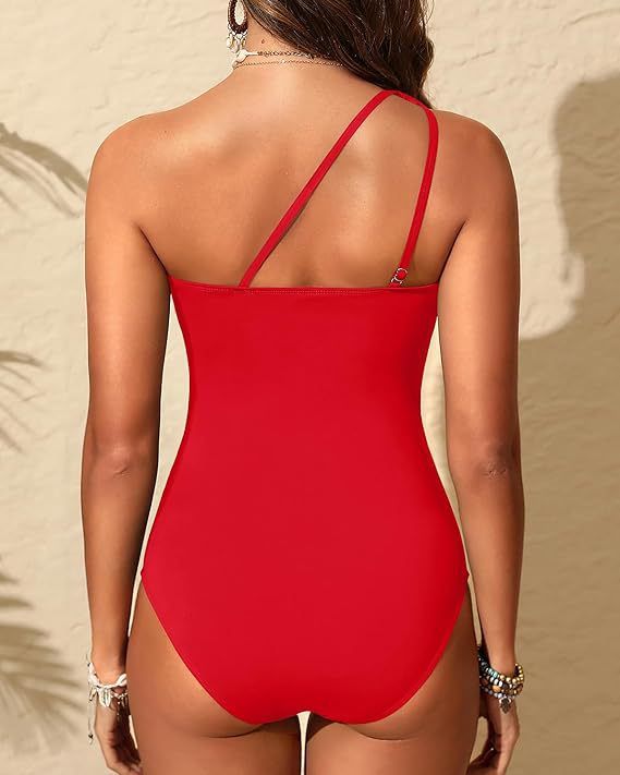 Maillot de bain une pièce conservateur en maille épissée pour femme_voghion.com