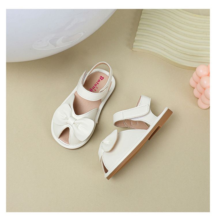 Mutter & Kinder kinder sandalen für mädchen 2024 herbst Koreanische version mit bowknot weiche sohle modische prinzessin kleine mädchen baby sandalen_voghion.com